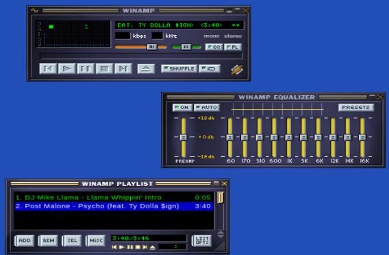 Winamp mp3 player download for pc